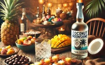 Coconut moonshine and dessert pairings