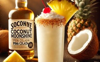 Delicious coconut moonshine drinks and cocktails