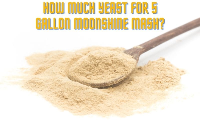 How Much Yeast For 5 Gallons Moonshine Mash